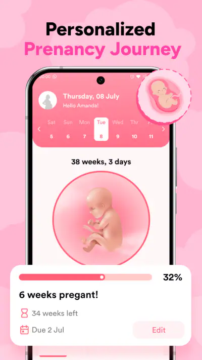 Baby Growth & Pregnant Health screenshot 1