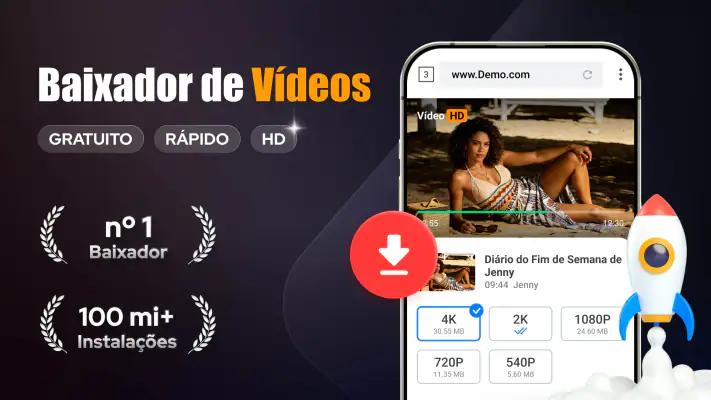 Baixador de Vídeos screenshot 1