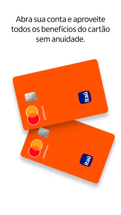 Banco Itaú: Conta, Cartão e + screenshot 1