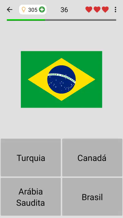 Bandeiras dos países do mundo screenshot 1