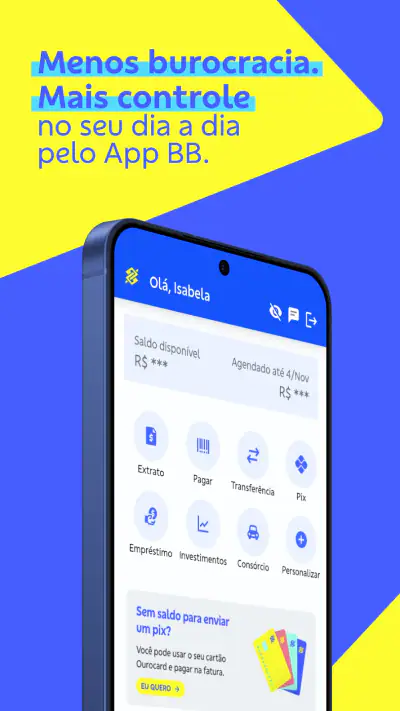 BB: Banco, Conta, Pix, Cartão screenshot 1