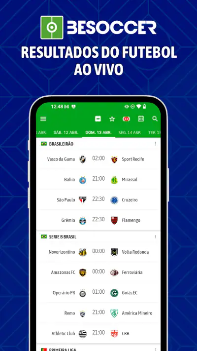 BeSoccer: Resultados Futebol screenshot 1