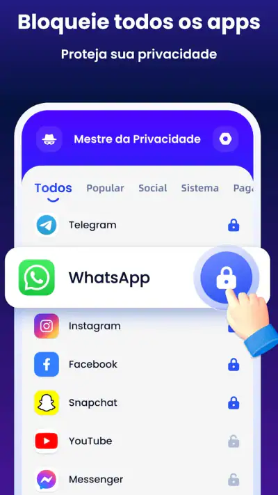 Bloqueio de App - Lock Apps screenshot 1