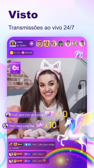 BuzzCast - Ao Vivo e Chat screenshot 1