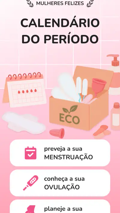 Calendário Menstrual - Período screenshot 1