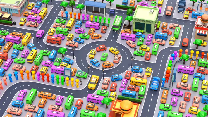 Car Jam Solver: Jogo do Ônibus screenshot 1