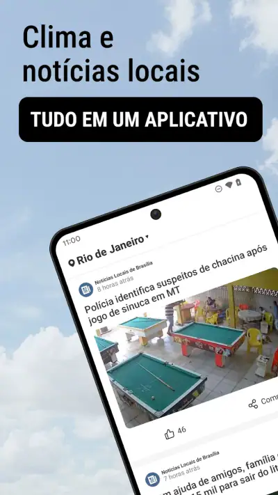 Clima e notícias locais, Radar screenshot 1