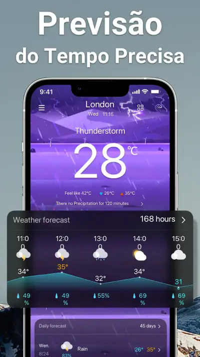 Radar de Tempo, Radar ao Vivo screenshot 1