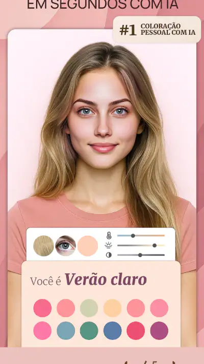 Colorimetria Coloração Pessoal screenshot 1