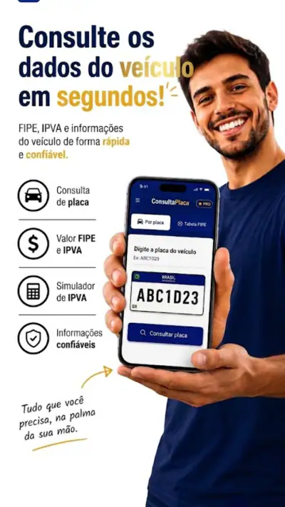 ConsultaPlaca Fipe Multa Preço screenshot 1