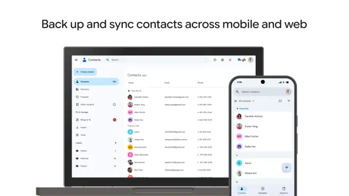 Contatos screenshot 1