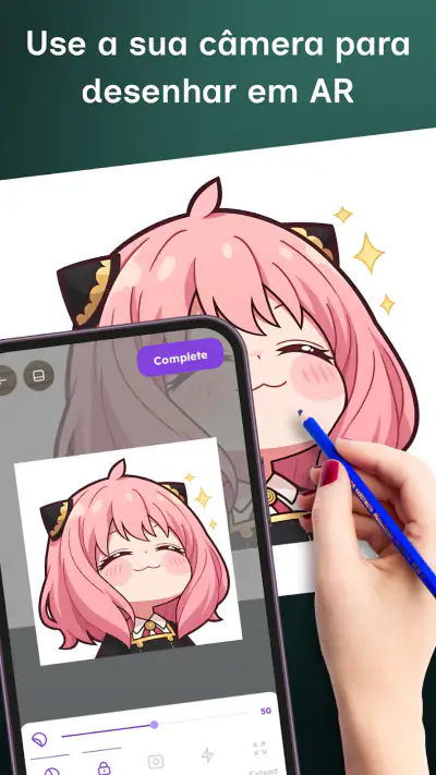 Desenho em AR: Sketch e Pintar screenshot 1
