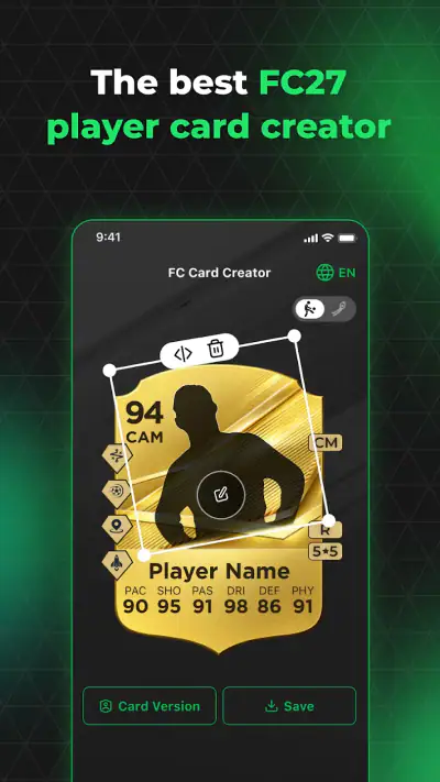 FC27 Card Creator screenshot 1