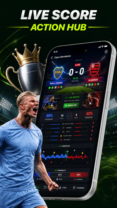 Football Live Scores: AI Stats screenshot 1