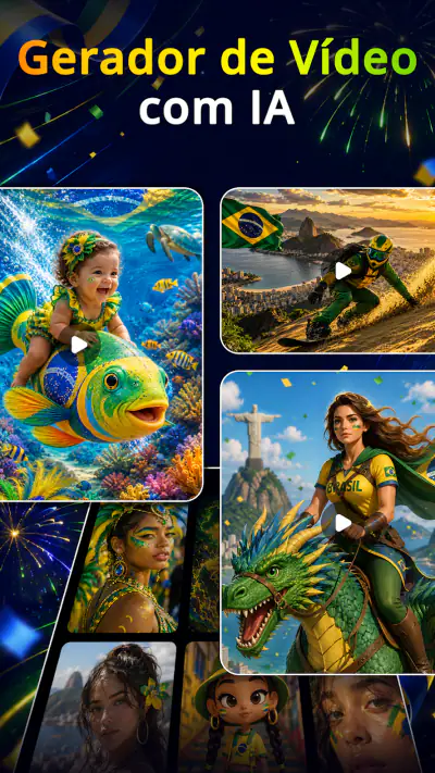 Gerador de Vídeo e Fotos IA 3D screenshot 1