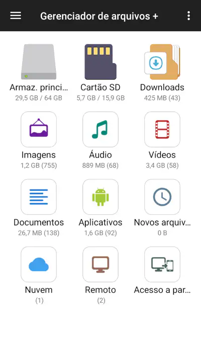 Gerenciador de arquivos screenshot 1