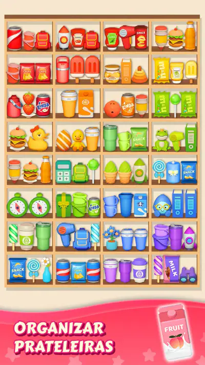 Goods sorting Jogo de Combinar screenshot 1