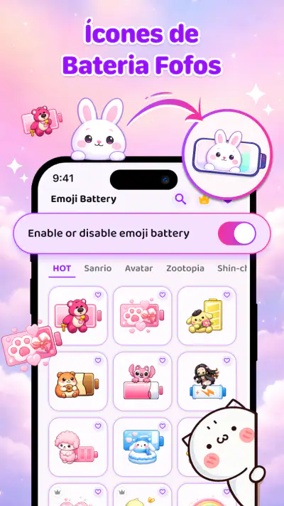 Ícone de Bateria Personalizado screenshot 1