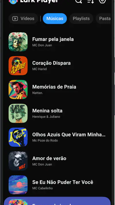 Lark Player: Reprodutor Música screenshot 1