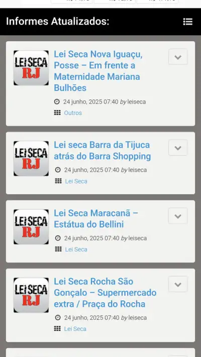 Lei Seca Rj - Resumo Lei Seca screenshot 1