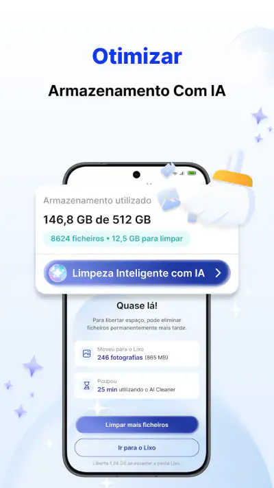Limpa Telemóvel - Limpeza AI screenshot 1