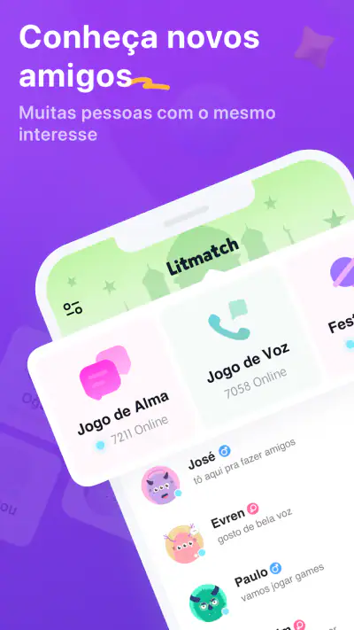 Litmatch - Faça nova amizade screenshot 1