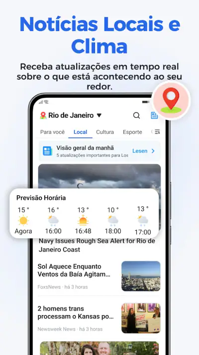 Local News – Últimas & Tempo screenshot 1