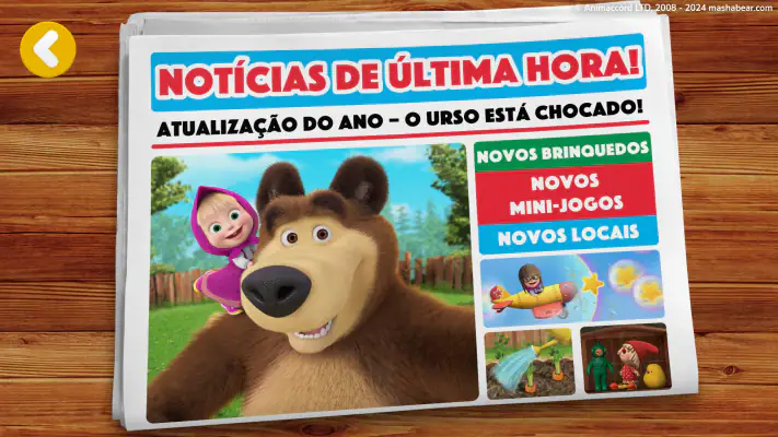 Masha e o Urso: Jogos Infantis screenshot 1