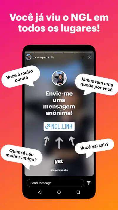 NGL – q&a anônimo screenshot 1