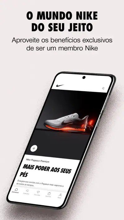 Nike App: Roupas, Tênis e mais screenshot 1