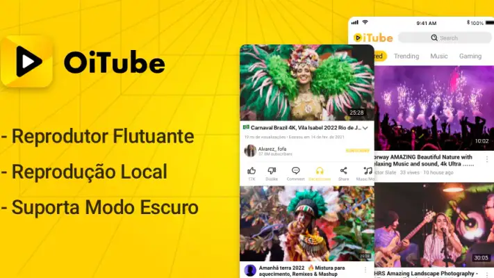 OiTube - Reprodutor de Vídeo screenshot 1
