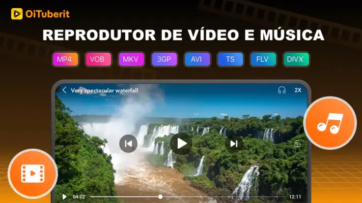 OiTuberit: Reprodutor HD screenshot 1