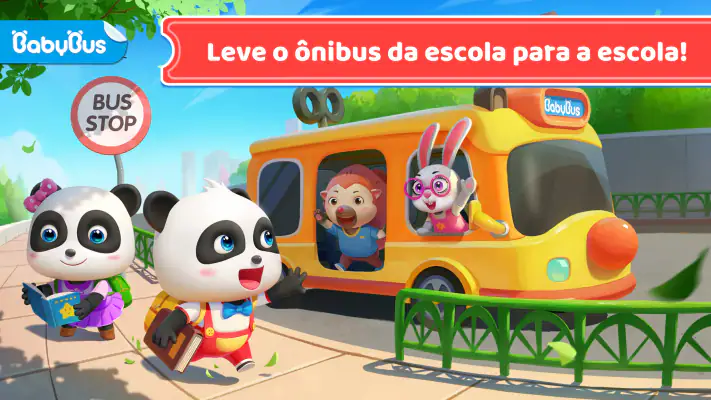 Ônibus Escolar do Bebê Panda screenshot 1