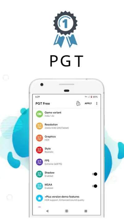 PGT: GFX, Launcher & Optimizer screenshot 1