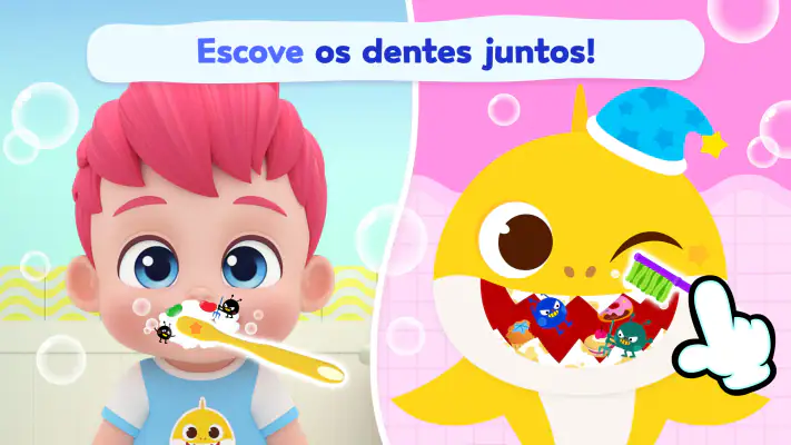 Pinkfong Bebê Tubarão: Jogos screenshot 1