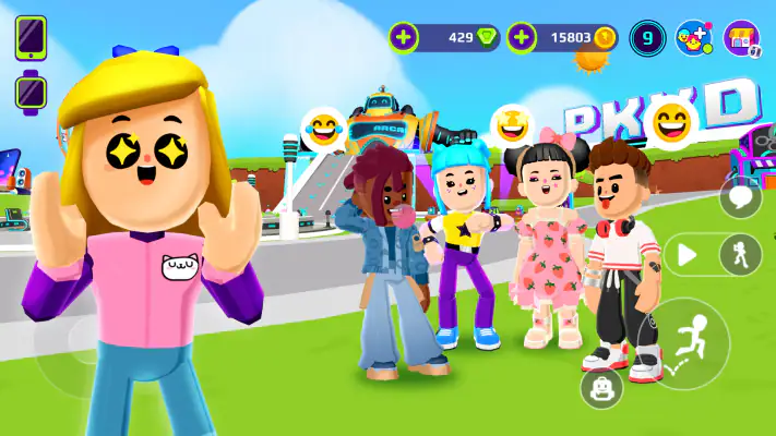 PKXD: Diversão, amigos e jogos screenshot 1