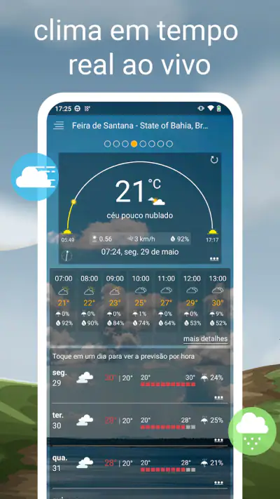 Previsão do tempo screenshot 1