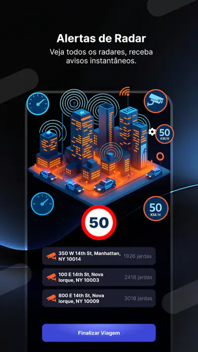 Radar GO-X: HUD, GPS, Mapas screenshot 1