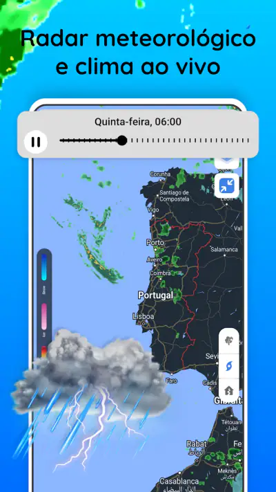 Radar meteorológico ao vivo screenshot 1