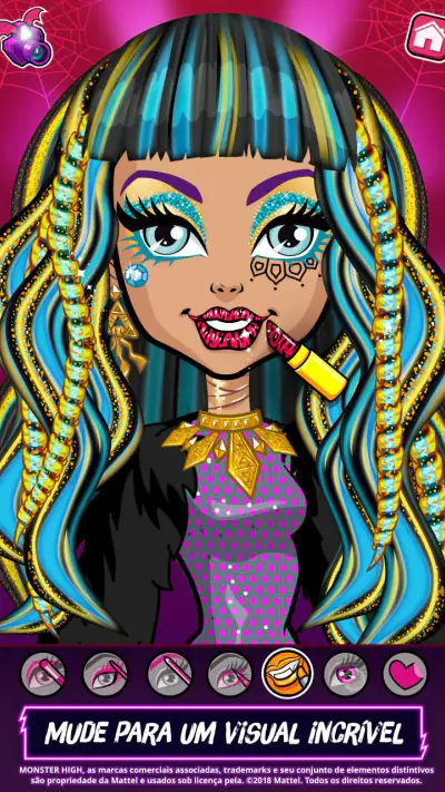 Salão de Beleza Monster High™ screenshot 1
