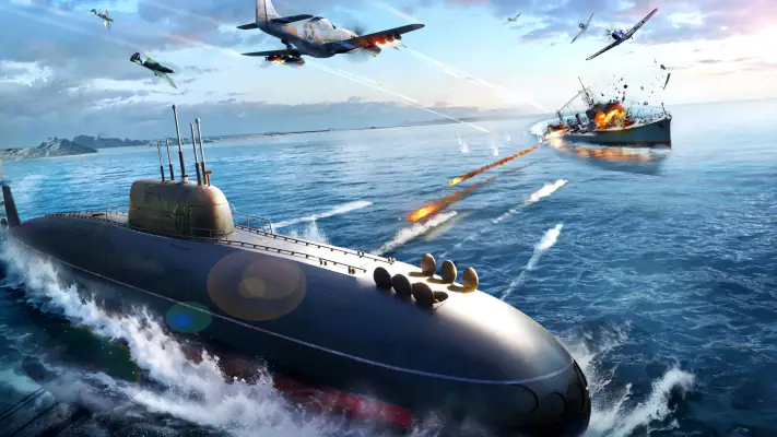 Sea War: Uboat Raid screenshot 1