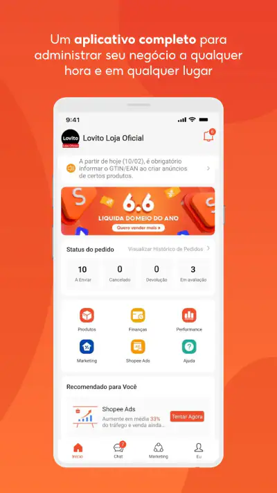 Shopee Vendedor screenshot 1