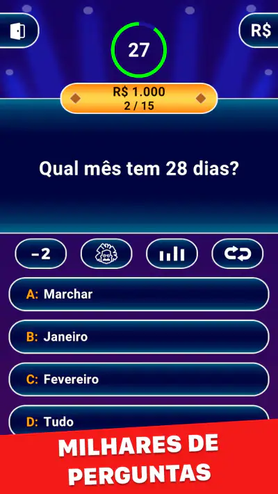 Jogo do Milhão 2026 screenshot 1