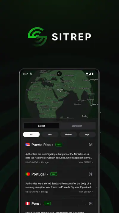 SITREP screenshot 1