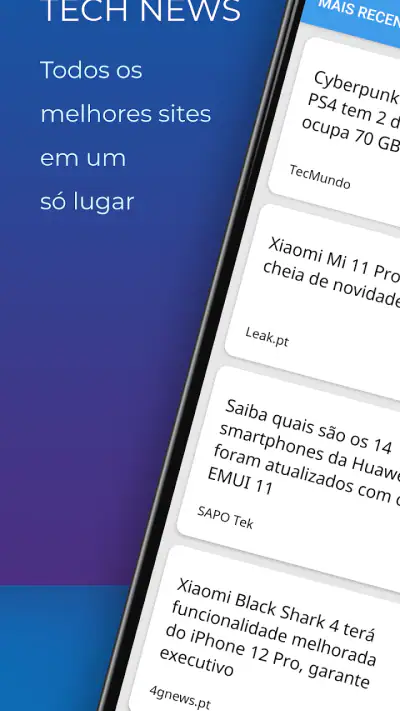 Tech News Notícias Tecnologia screenshot 1