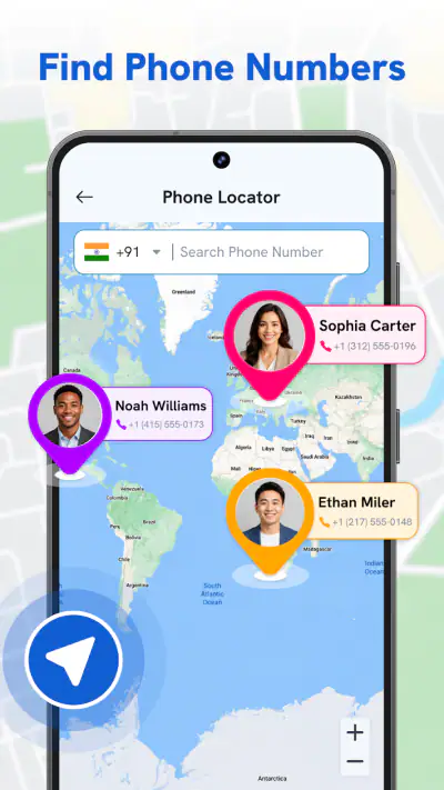 TrackNow: GPS Phone & Number screenshot 1