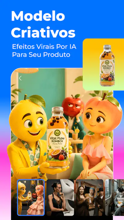 Vmake Labs: crie vídeos virais screenshot 1