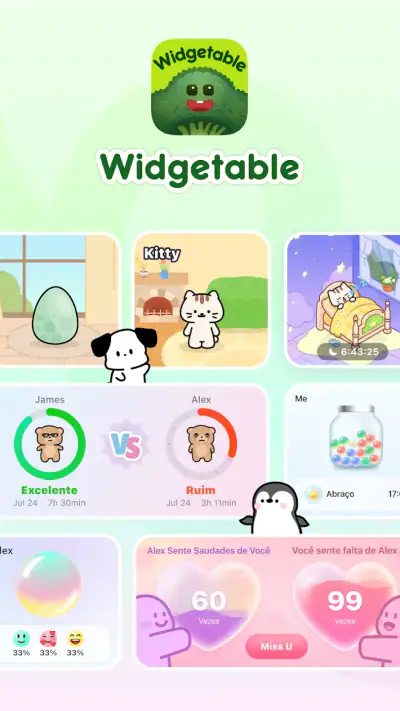 Widgetable: Amigos & Casais screenshot 1