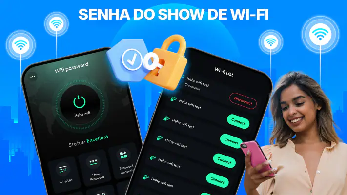 WiFi Master Mostrar senha WiFi screenshot 1