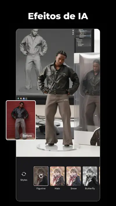 Wink: Editor de Vídeo e Foto screenshot 1